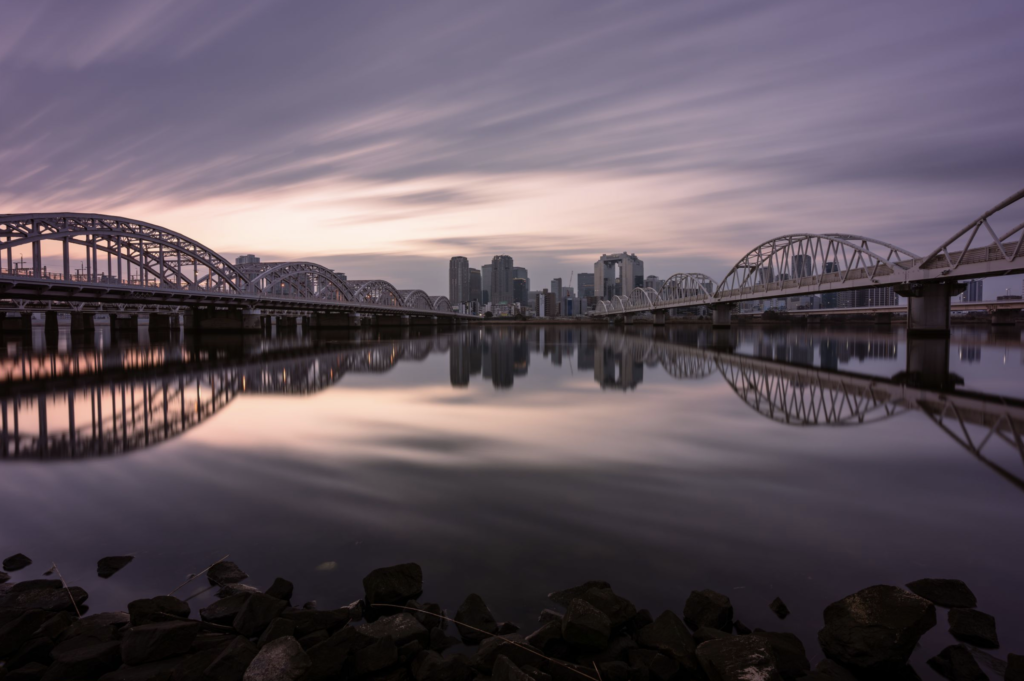 長時間露光で撮影した写真