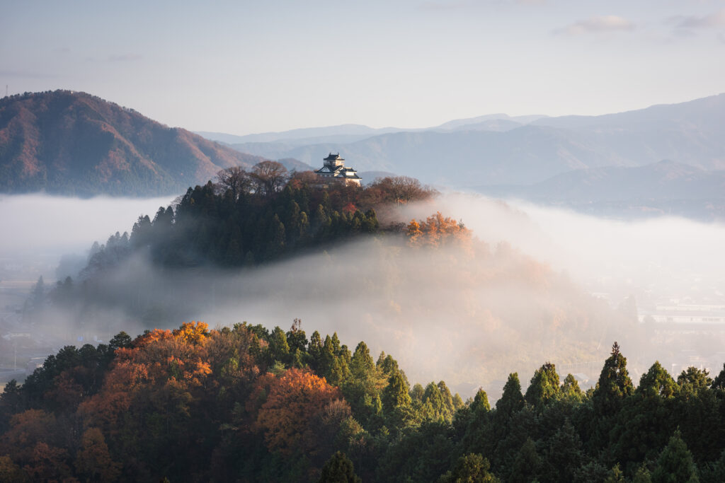 越前大野城の雲海