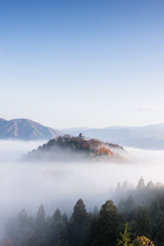 越前大野城の雲海