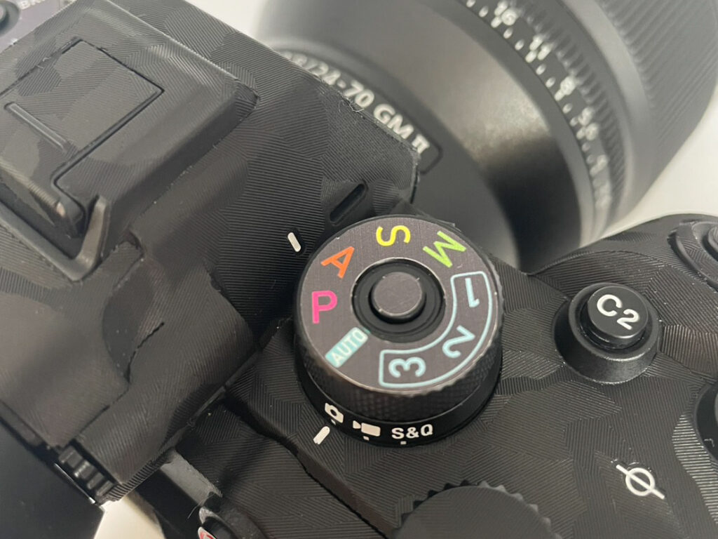 カメラのモードダイヤル