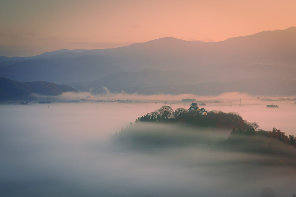 越前大野城の雲海