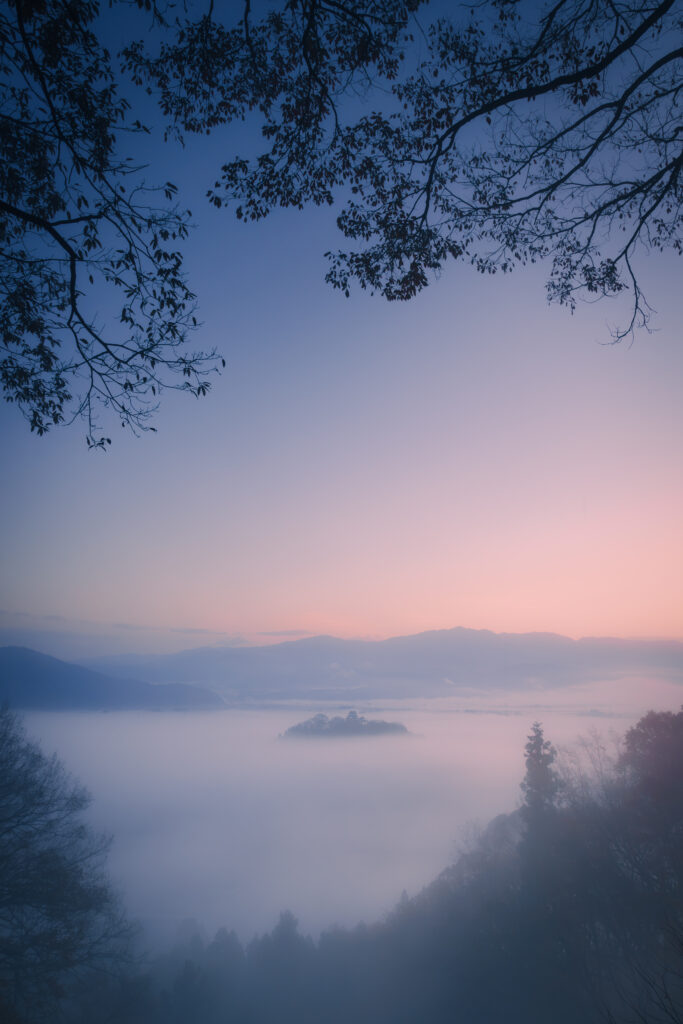 越前大野城の雲海