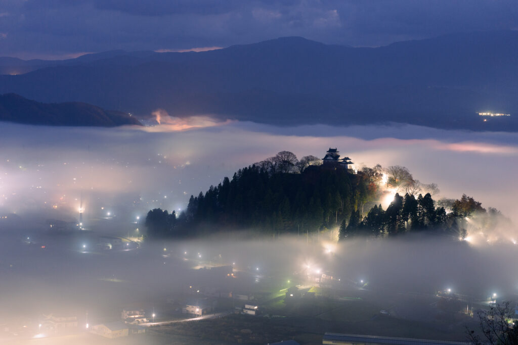 越前大野城の雲海