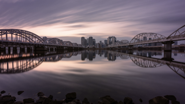 長時間露光で撮影した写真