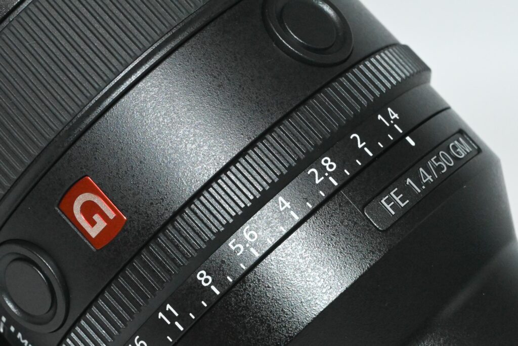 FE 50mm F1.4 GMの外観写真