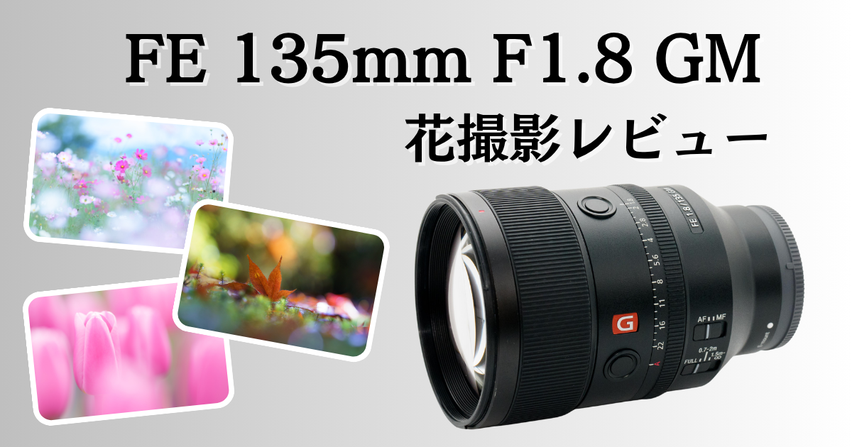 FE 135mm F1.8 GMのレビュー記事。花撮影特化。