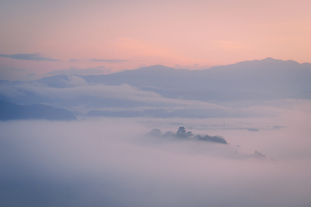 越前大野城の雲海